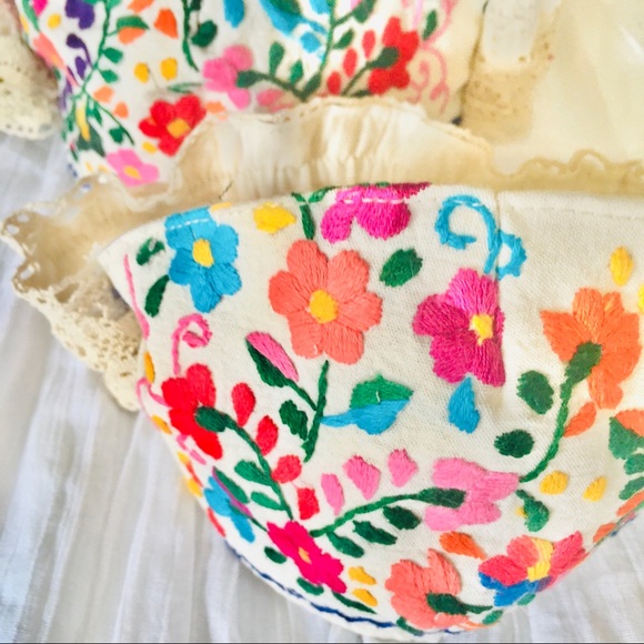 Face Mask Mexican Embroidered - Picture 2 of 3
